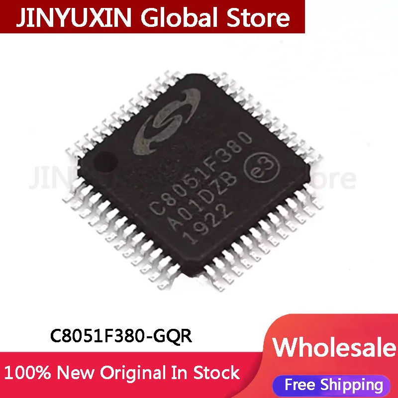 2-100Pcs C8051F380-GQR C8051F380-GQ C8051F380 TQFP-48 IC Chip Stock Wholesale