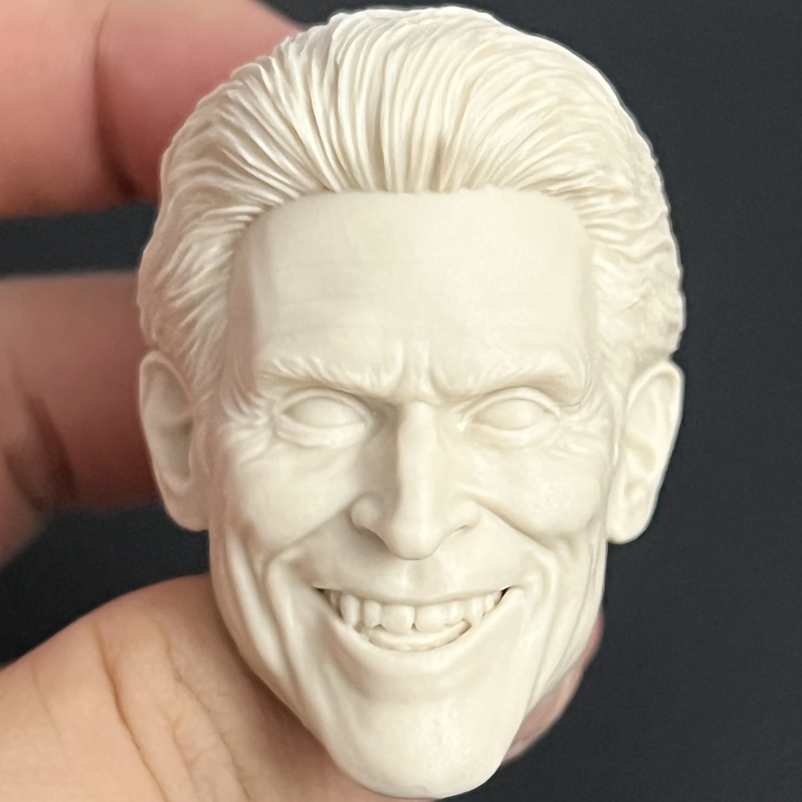 Unpainted 1/6 Scale Green Goblin Head Sculpt Model For 12