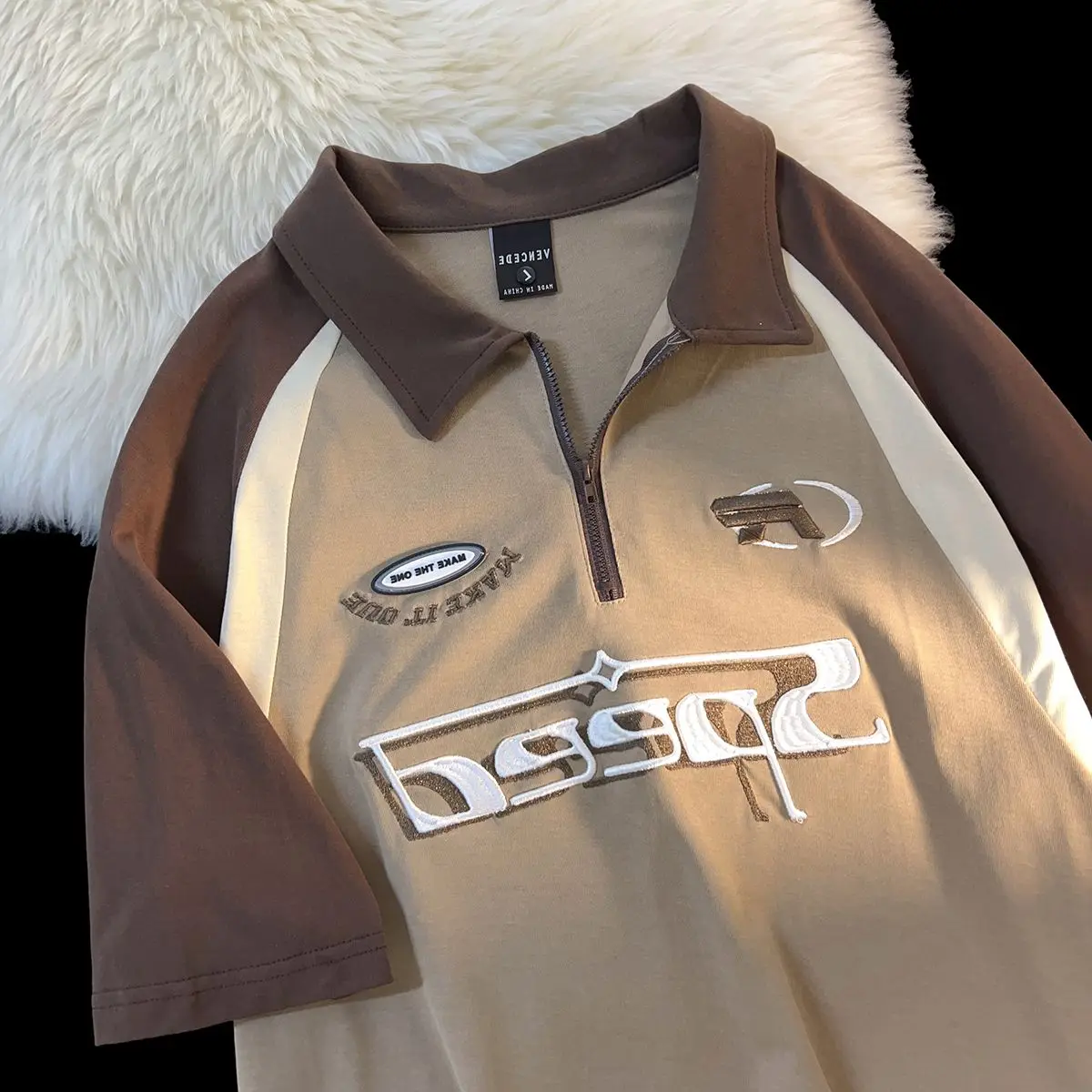 

Summer Large Size 300 Pou American Retro irt ort Sve Men's Loose Couple T-irt Breathable Polyester Fiber