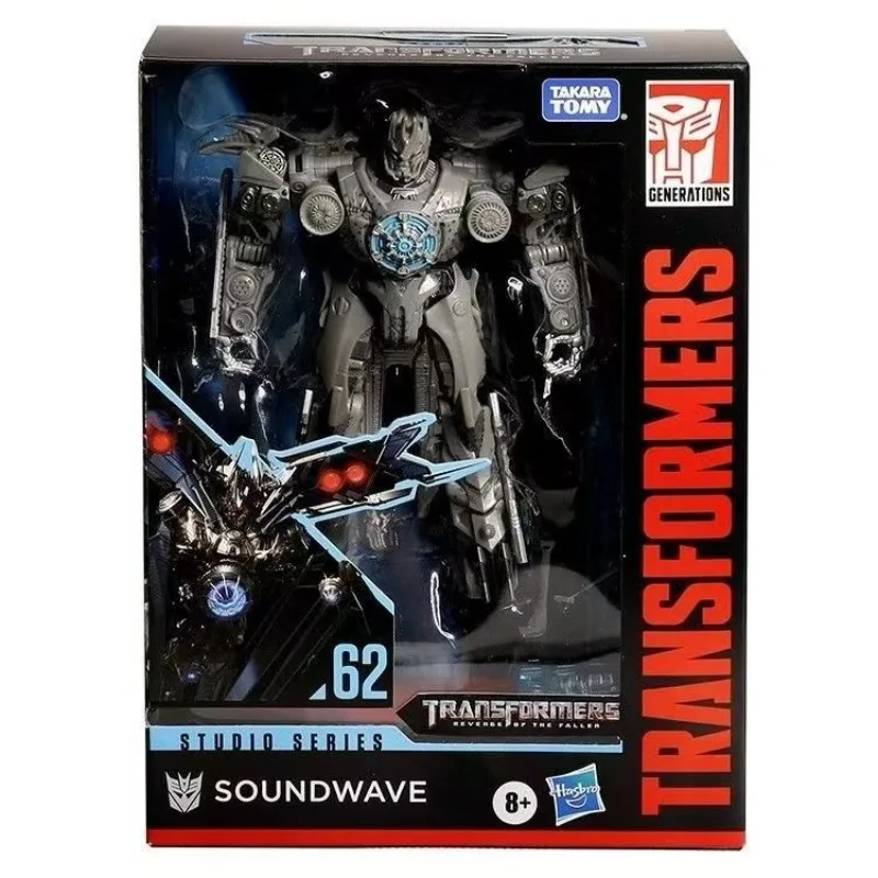 

Transformed toys SS-62 Sound waves D-class studio series Mobile robot toys Desktop model decoration Boys gift Original box
