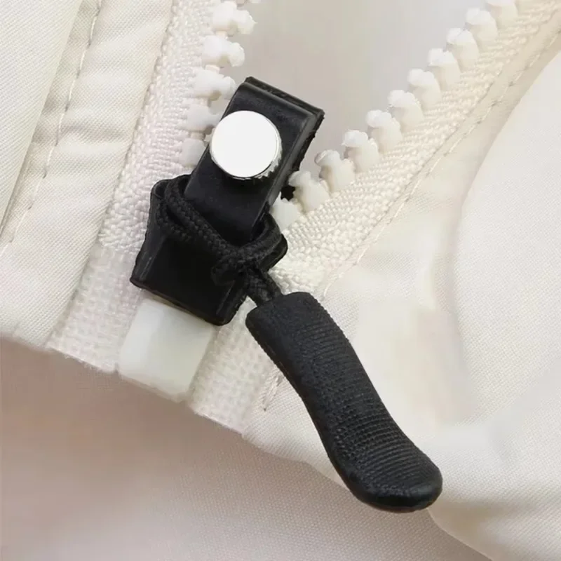 Universal Zipper Repair Head Quick Instant Detachable Zipper Head Replacement Zipper Slider Pull for Jacket Bag Coat Free Sewing