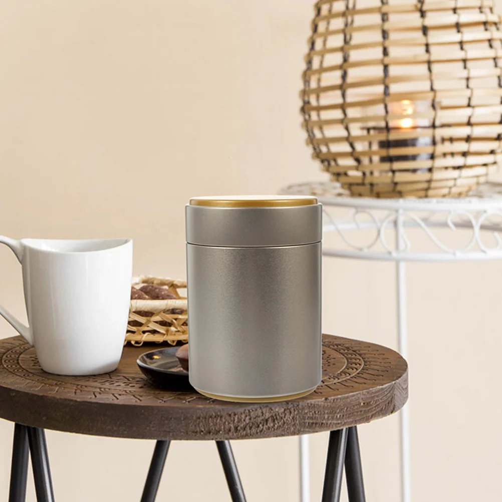 

6 Pcs Tea Tin Can Kitchen Storage Containers Jars and Coffee Tinplate With Lid for Food Metal Sealed Sugar