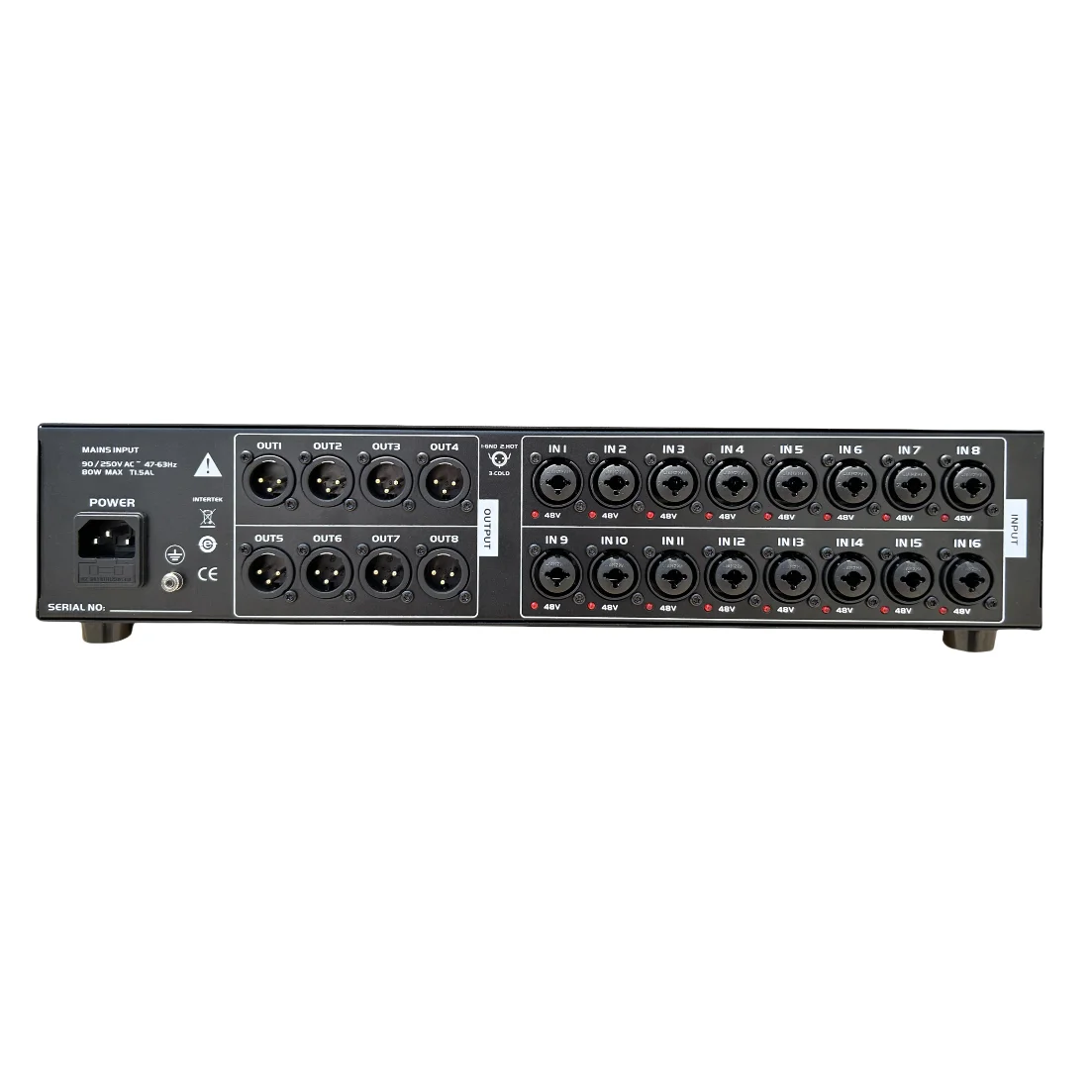 

SD16 Stage Box MX series Professional audio mixing console expand 16 Input 8 Output digital snake mixer extension interface box