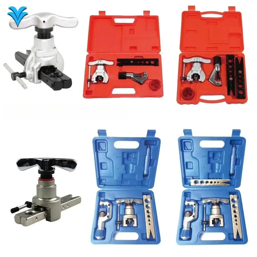 Multi-Function Stainless Steel Pipe Flaring Tool & Tube Cutter Kit Durable Hand Tools with Steel in a Box Packaging