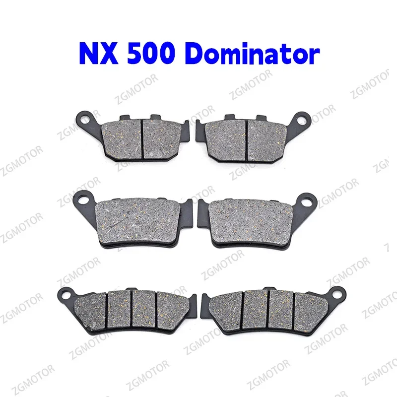 Front or Rear Brake Pads Fit For Honda NX 500 Dominator 1988-1999 1989 1990 1991 1992 1993 1994 1995 1996 1997 1998