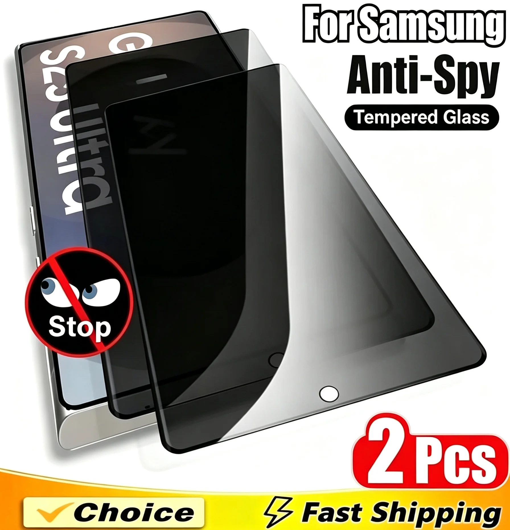 Full Cover Screen Protector For Samsung A56 A55 S26 Ultra S24 FE A57 A17 A37 A36 S23 Plus S25 Edge A16 A26 A25 A07 Glass Film