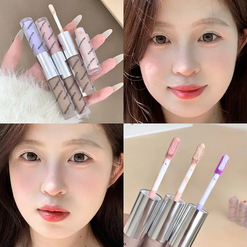 ダブルヘッドノーズシェーディング輪郭形成ブライトニングスティック液体ナチュラル防水グレーがかったブラウントーンフェイス輪郭ブライトニングメイクアップ