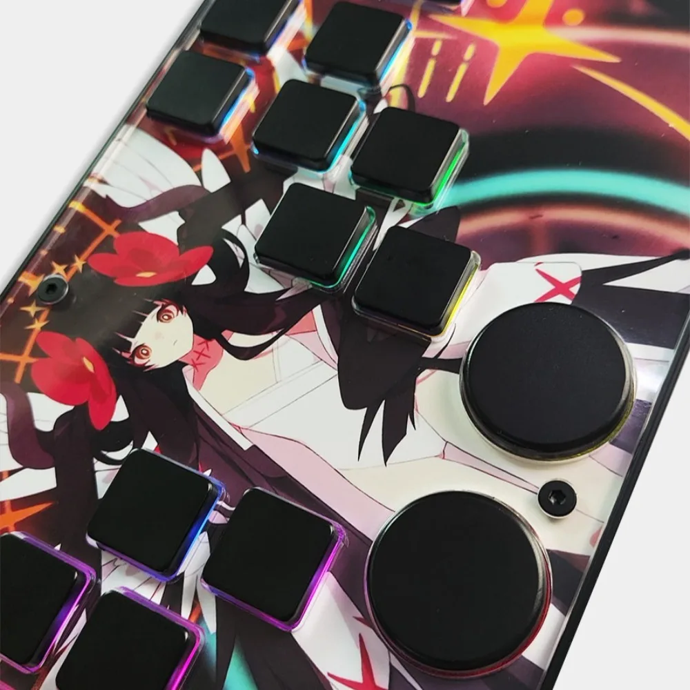 ImpactX Symmetry Portable Mechanical Keyboard DJMAX OSU Wired QMK VIA Programmable Music Game Layout Gaming PC Accessories Gifts
