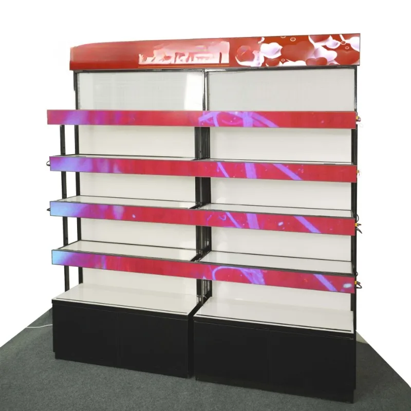 Small pitch led shelf strip screen supermarket display rack high definition hanging led full color screen advertising screen