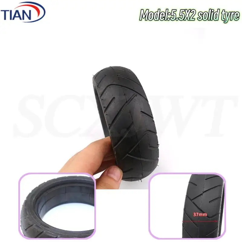 

For Jackhot Carbon Fiber Scooter Fastwheel F0 Electric Scooter Parts5.5 Inch Solid Tire Tyre
