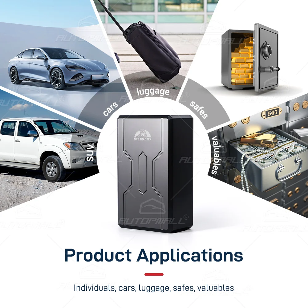 2G 3G 4G Car Gps Tracker TK408A/B 10000mAh Waterproof Unlimited SOS Magnet Gps Tracking Device Asset Locator With Fuel Cut Off