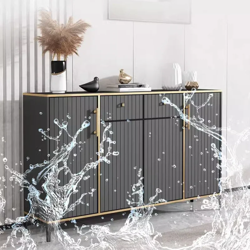 مدخل فاخر خزانة خذاء حديثة الحد الأدنى سعة كبيرة عالية الجودة رف الأحذية المنظم تخزين أثاث Zapateros المنزل #4