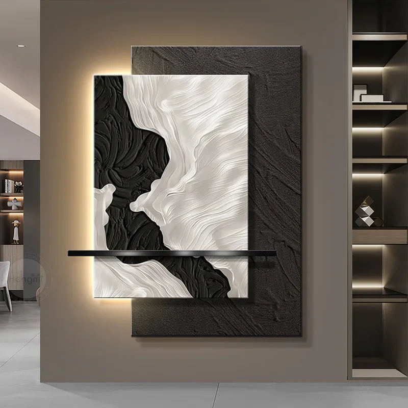 

Modern Art LED Wall Lamp - Luster Illuminated 3D Mural Light with Creative Artistic Design for Living,Hotel & Dining Space Decor