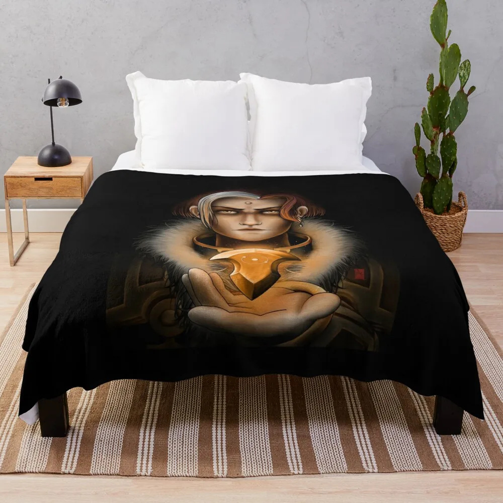 

Emet-Selch and Azem's Crystal Throw Blanket fluffy Luxury St blankets ands Blankets