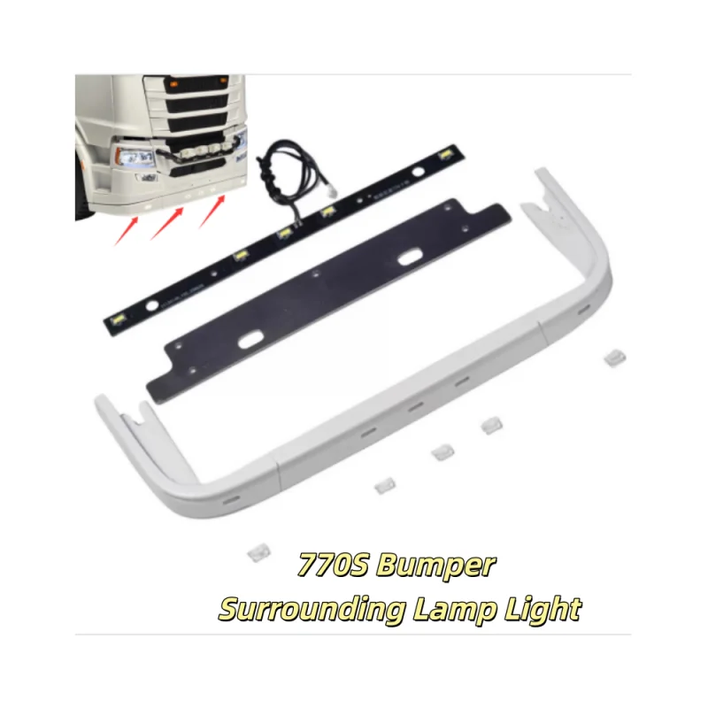 Led Simulation Scaleclub 770S Bumper Surrounding Lamp Light For1/14 Scania Tamiya RC 770S Romote Control Truck Model Accessories