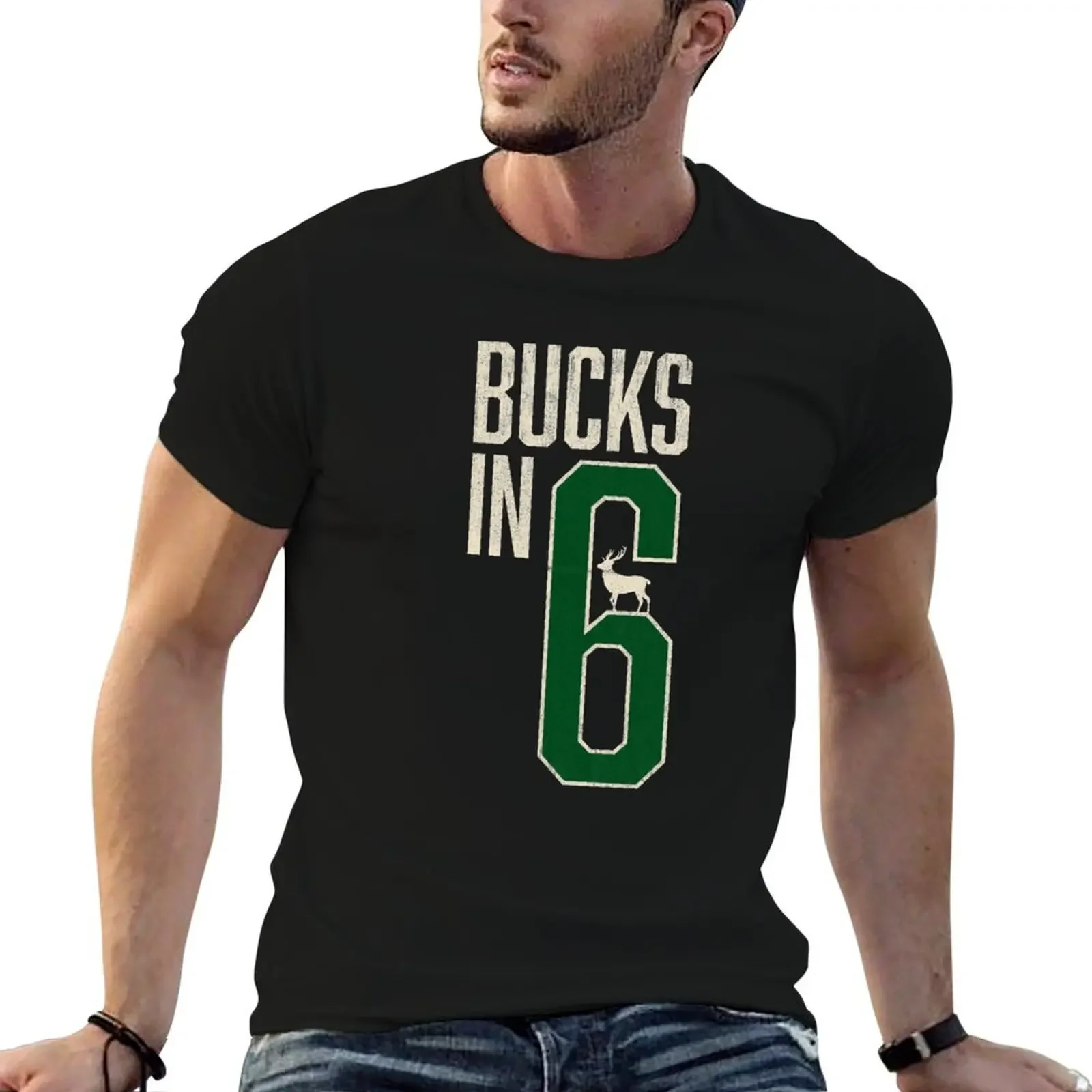 Bucks in 6 T-Shirt Blouse anime figures sweat shirts, men