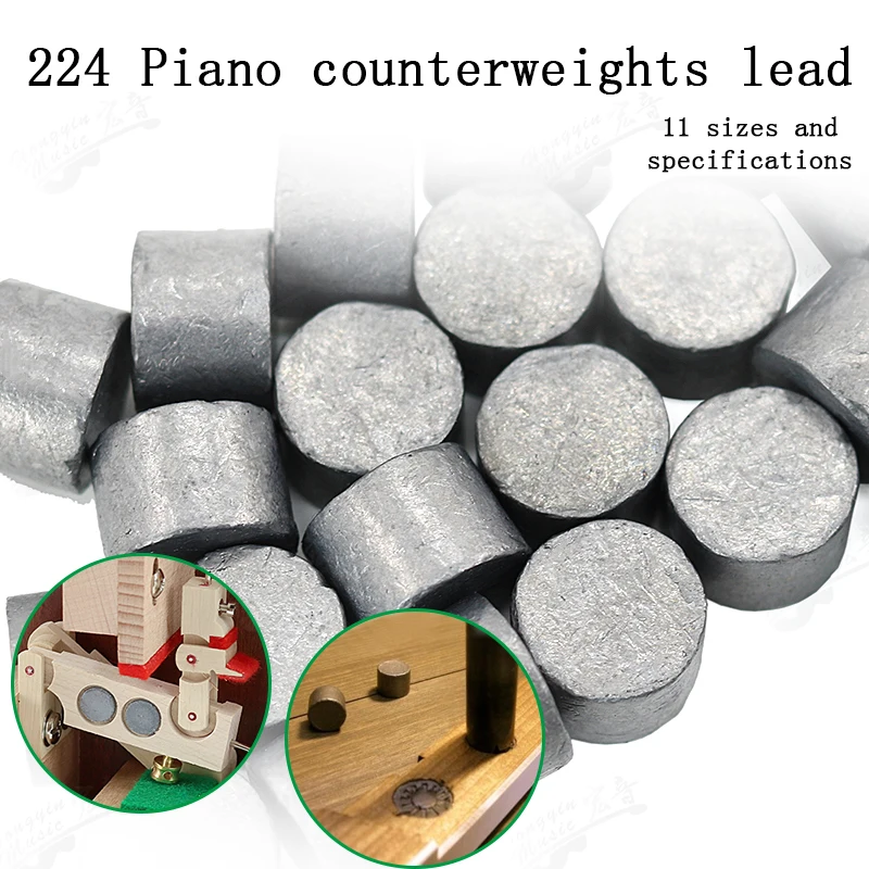 5PCS GQ224-6 Piano keyboard counterweight lead strike string machine sound stop is suitable for maintenance tools spare parts