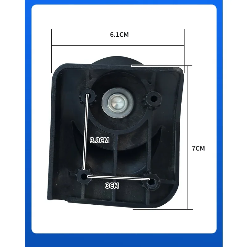 

Подходит для аксессуаров для багажа, универсальных колес, колес для багажа, роликов, чемодана на колесиках, сверхлегких бесшумных колес.