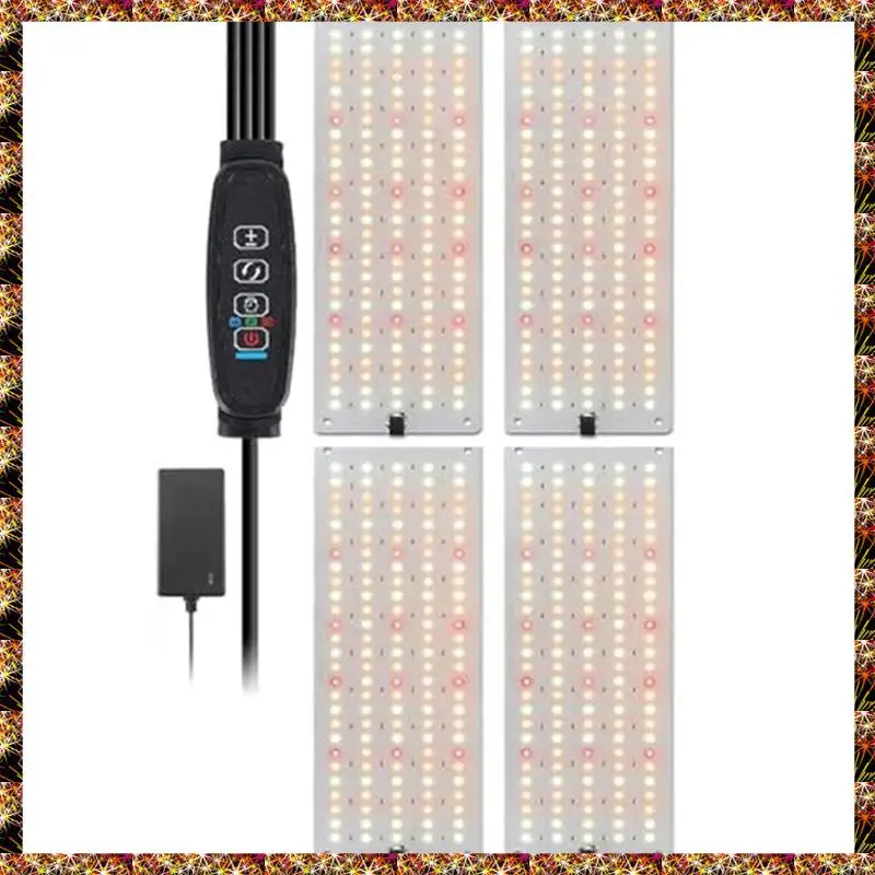 BTCL LED Grow Light Spectrum เต็มเติบโตแสงในร่ม LED เติมแสง US Plug