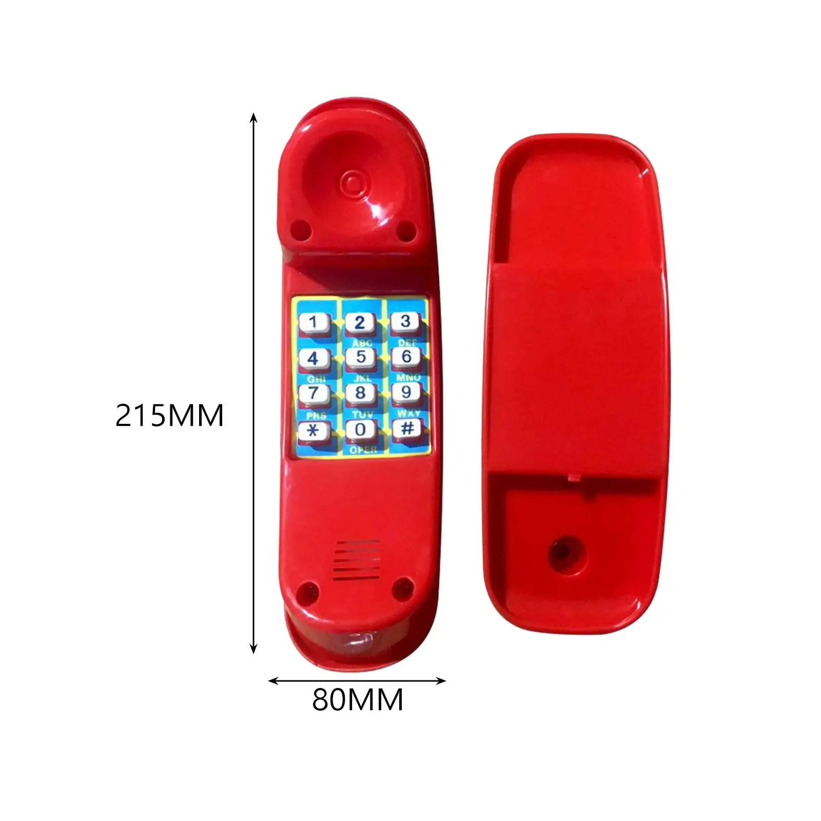 مجموعة أرجوحة ملعب للهاتف مجموعة أرجوحة خارجية ملحقات بيت الشجرة هاتف مفتاح رقمي للتظاهر كهدية تعليمية #6