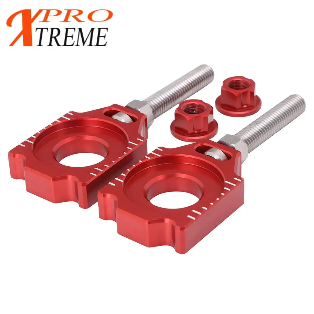 Rear Chain Adjuster Axle Blocks Motorcycles For HONDA CRF250L CRF250M  CRF250L(S) CRF250RALLY CRF250RALLY(S) CRF300L CRF300RALLY