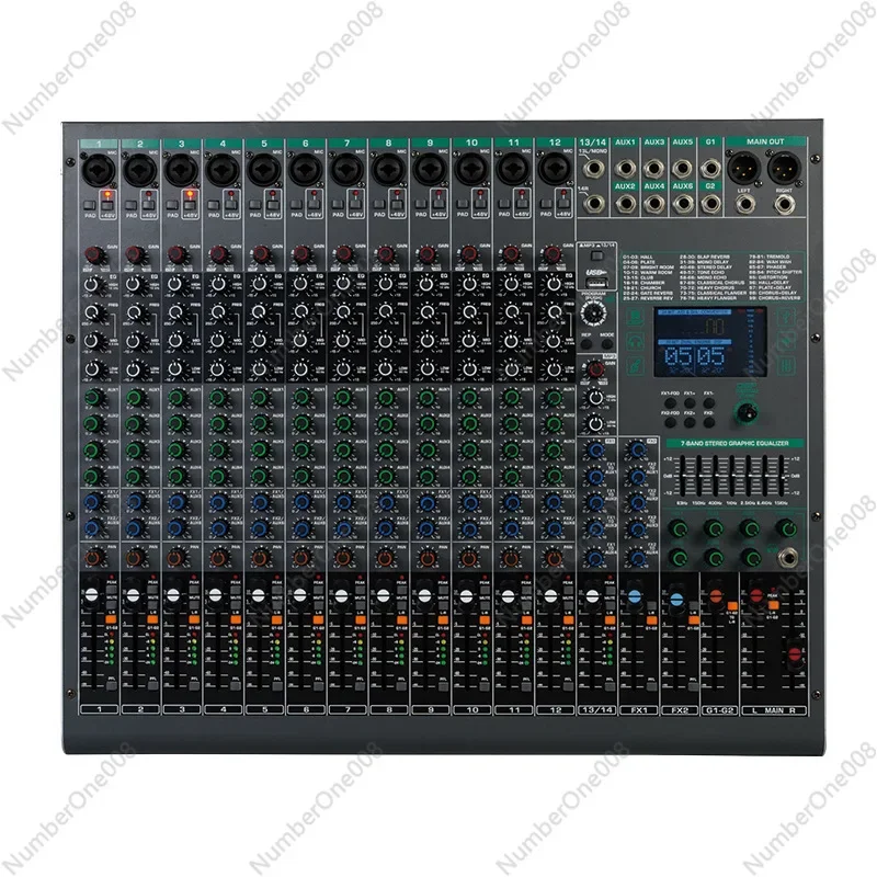 

Подходит для свадебной сцены, уличного бара, КТВ, профессионального миксера, 14-канальный