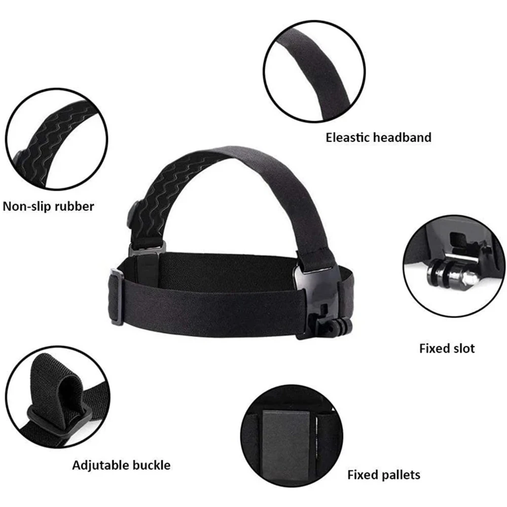 Head Chest Strap Mount Selfie Stick Buoyancy Stick Suction Cup For GoPro SJCAM AKASO Insta360 Osmo Action Camera Accessories Set