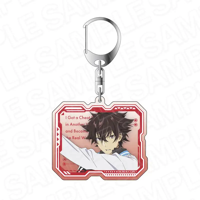 Anime My Cheat Skill Resurrection New 6cm Acrylic Keychain, Kuon Chitose, Mother's Day Present for Friends and Manga Peripheral