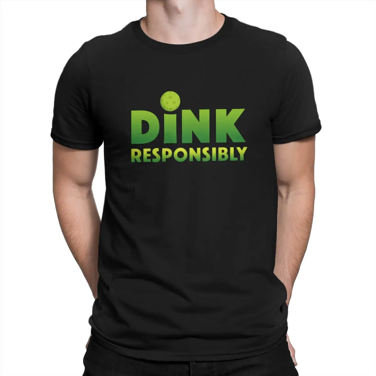 Dink Responsibly Dink Responsibly Tshirt Graphic Men Tops Vintage Alternative Summer Polyester  Clothing Harajuku T Shirt