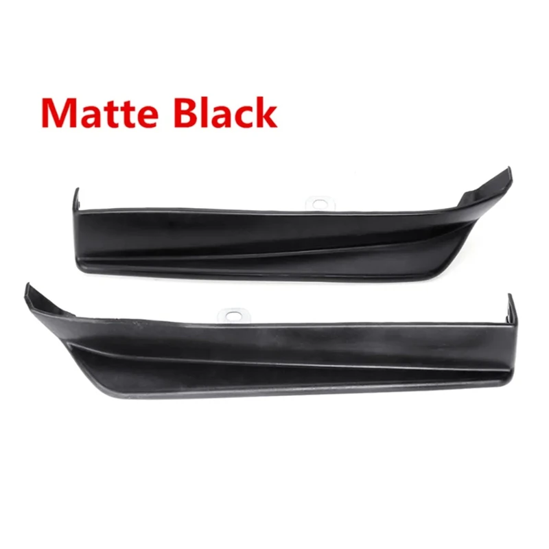 2PCS Anti-Scratch Car Rear Bumper Lip Aprons Spats Splitters Add-On Side Aprons Cap Spoiler For Subaru Impreza WRX STI