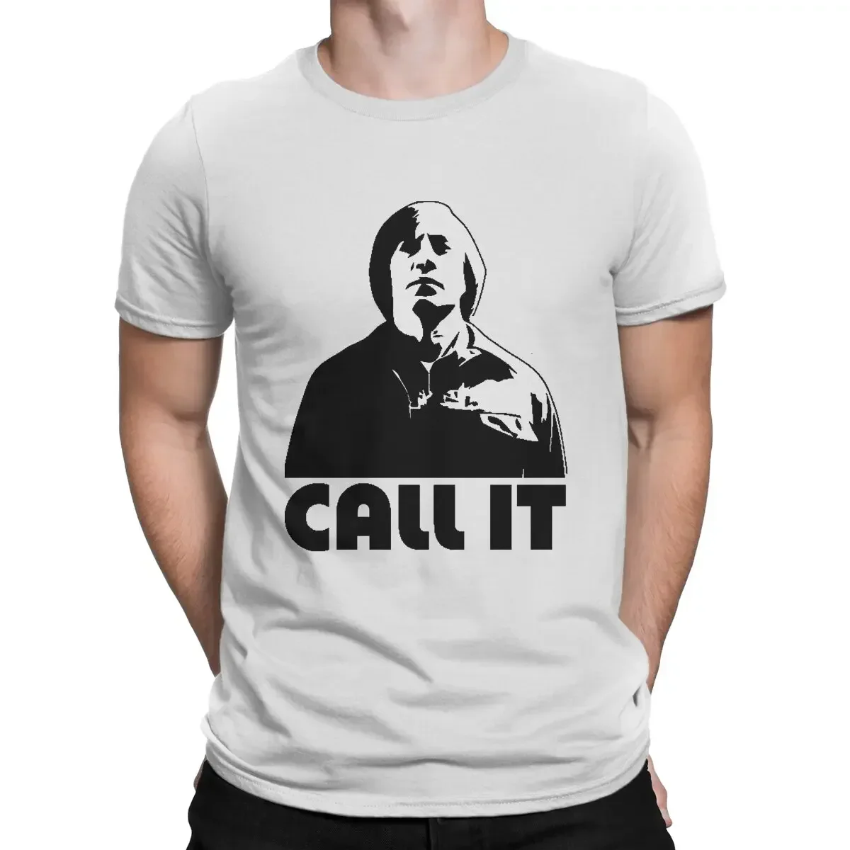 Call It T-Shirt for Men No Country For Old Men Vintage 100% Cotton Tee Shirt Round Neck Short Sleeve T Shirts Graphic Clothes