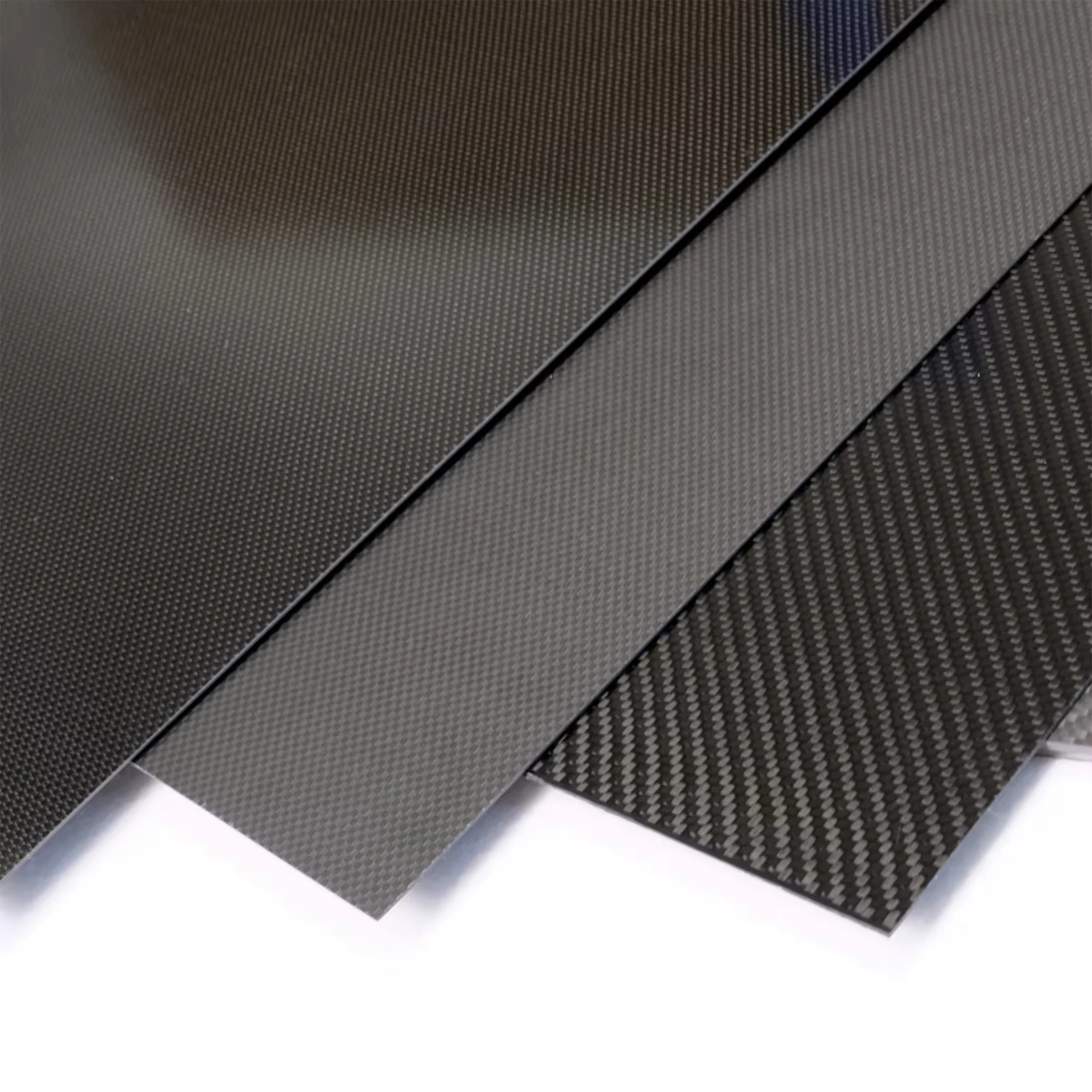 3K Impact Resistant Carbon Fiber Board Black Glossy Matte Custom Size Lightweight Durable Structural Sheet Parts