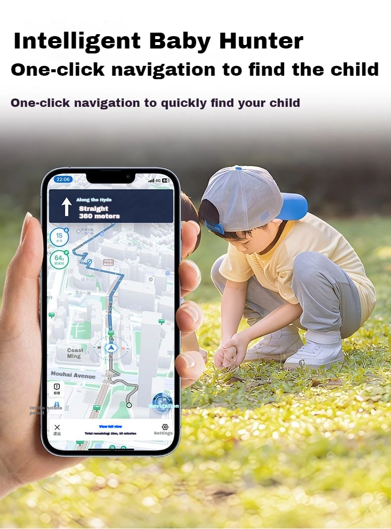 Localizador GPS para niños y bebés, dispositivo antipérdida, instrumento de seguimiento y posicionamiento