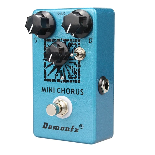 Imagen 2 del producto NUEVO Demonfx Distorsión Overdrive de alta calidad Mini Chorus Pedal de efecto de guitarra de alta calidad Pedal de coro