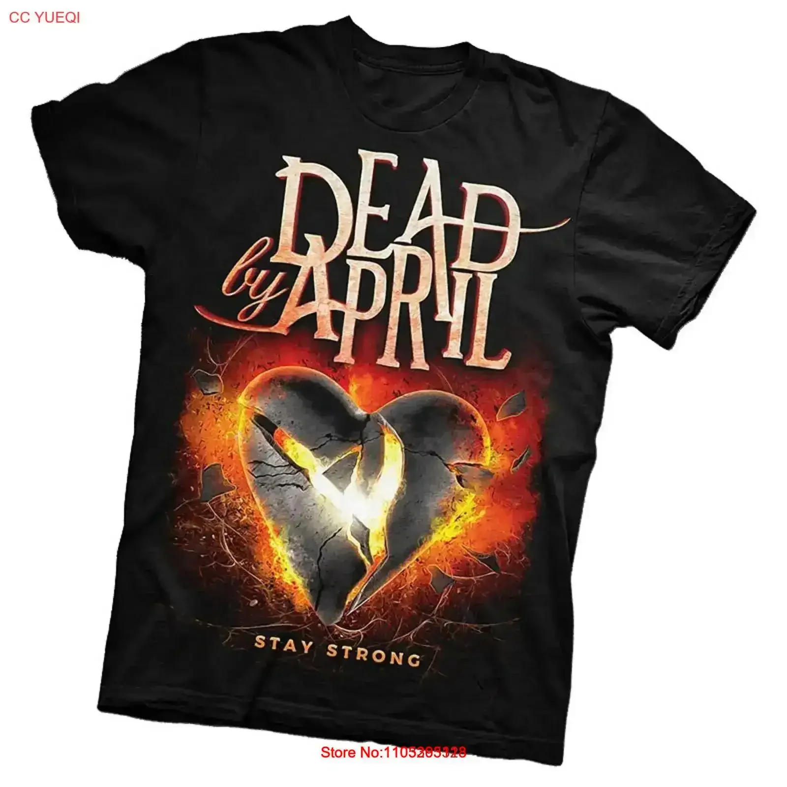 DEAD BY APRIL Stay Strong T Shirt Black S 2345XL 1P1081 vintage Washed Comfortable Breathable Slightly Casual fashion graphic
