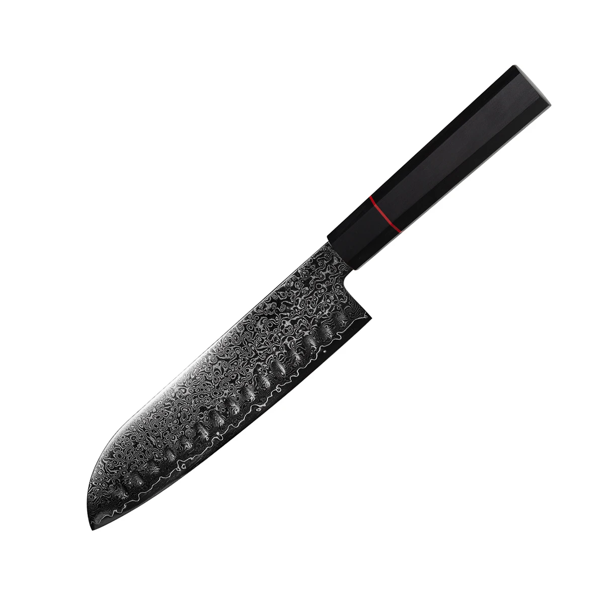 Nóż Santoku 7 cali, ostrze ze stali damasceńskiej 67-warstwowej, rękojeść G10, nóż szefa kuchni do krojenia, sushi, warzyw, tasak, nóż do mięsa, nóż kuchenny, messer