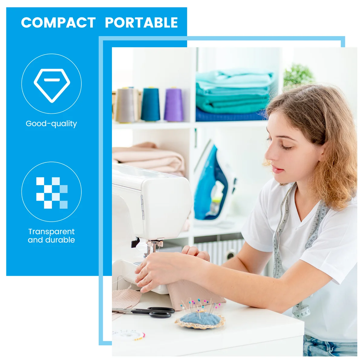 

AA26P 25 Clear Plastic Sewing Machine Bobbins Fits Singer Brother Janome Toyota