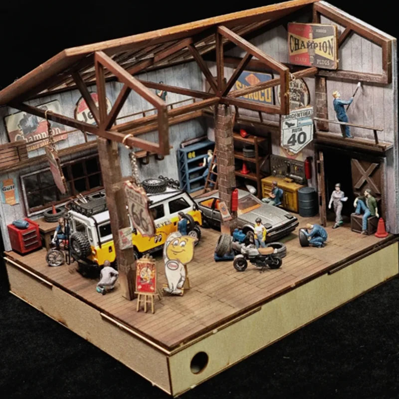 

1:64 масштаб, смола, диорама, миниатюрные фигурки, гаражные сцены, аксессуары, минифигурки, модель, автомойка, ремонтный магазин, игрушки «сделай сам», демонстрационные фанаты