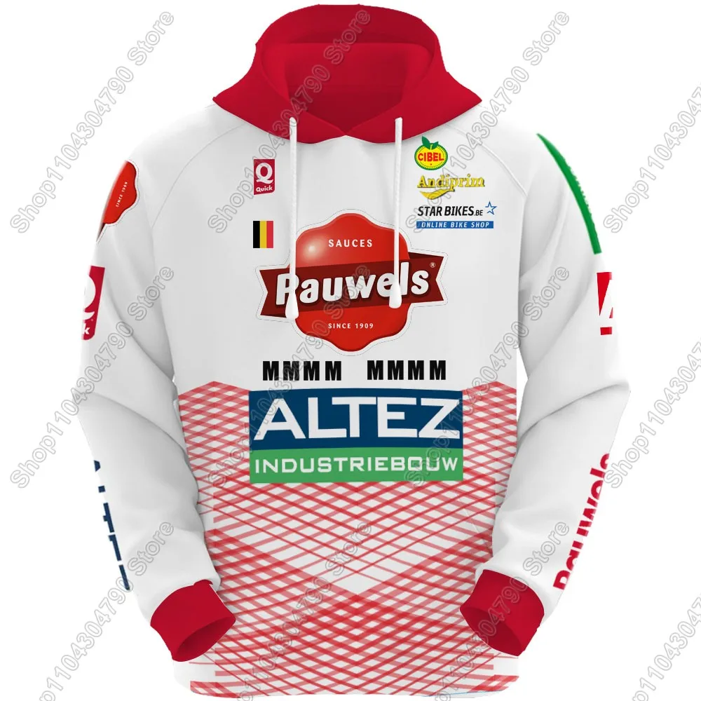 

Pauwels Sauzen-Bingoal 2026 Толстовка с капюшоном Одежда с капюшоном Уличная одежда Повседневные пуловеры Куртки Пальто унисекс