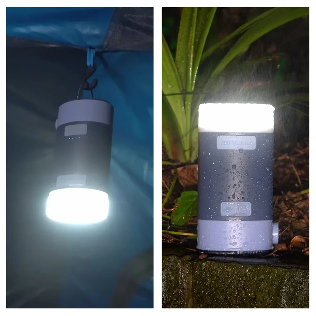 

AC22 Versatile Electric Air Pump with LED Light, Compact for Camping, Inflatables, USB Charging,Ideal for Outdoor Use Green