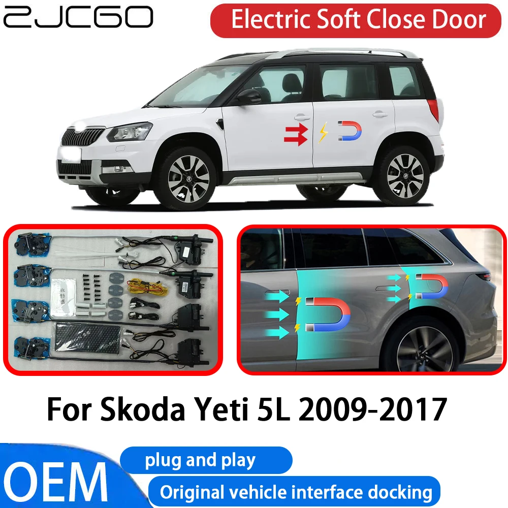 

for Skoda Yeti 5L 2009-2017 Car Automatic Electric Soft Close Door Closer System OEM Plug and Play Comfort Closing