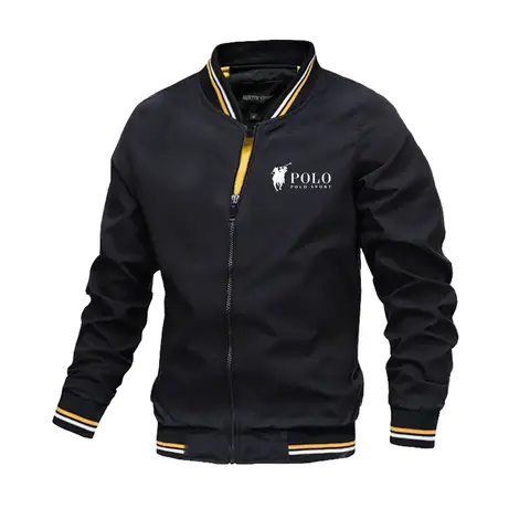 2026 Spring Summer Bomber Jacket Men Black Casual Slim Fit Baseball Mens Jackets New Autumn Fashion High Quality Jackets for Men