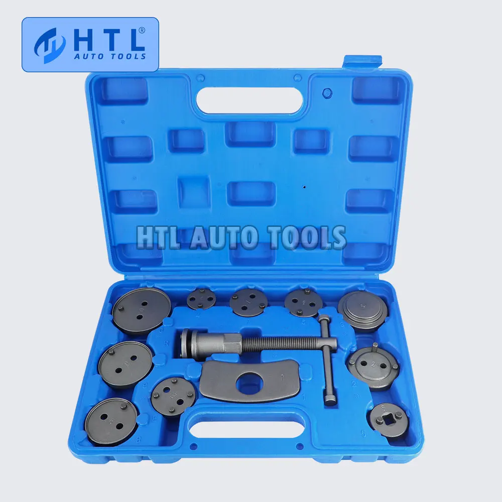 12pcs Universal Car Disc Brake Caliper Wind Back Brake Piston Compressor Tool Kit For Most Automobiles Garage Repair Tools