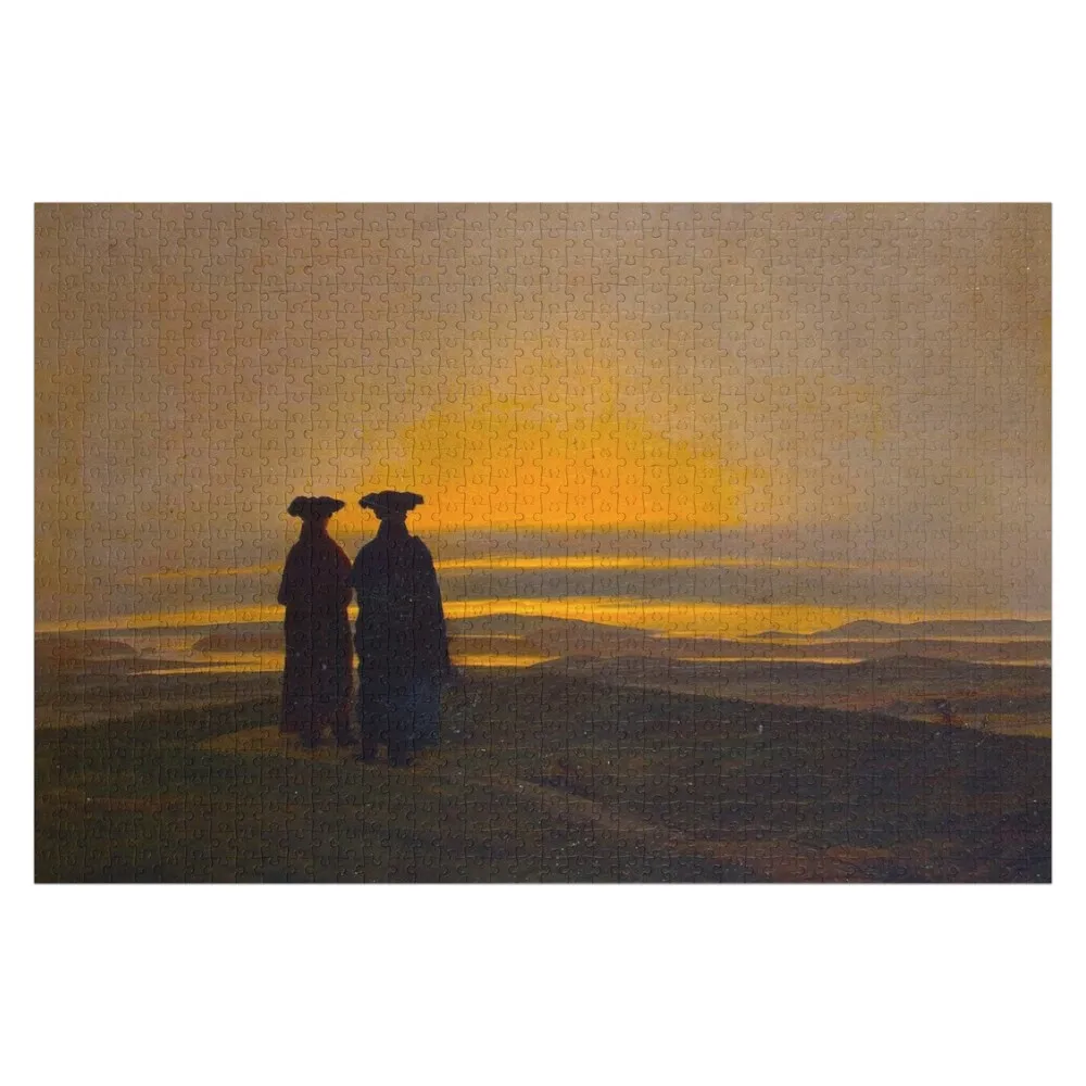 

HD Caspar David Friedrich - Sunset Jigsaw Puzzle Personalized Name Wooden Jigsaws For Adults Customized Picture Puzzle