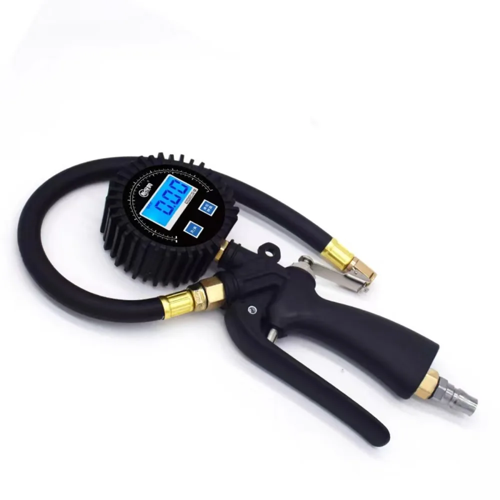 High-precision Car Automotive Digital Display Tire Pressure Gauge Tire Inflator Gun Tire Pressure Gauge