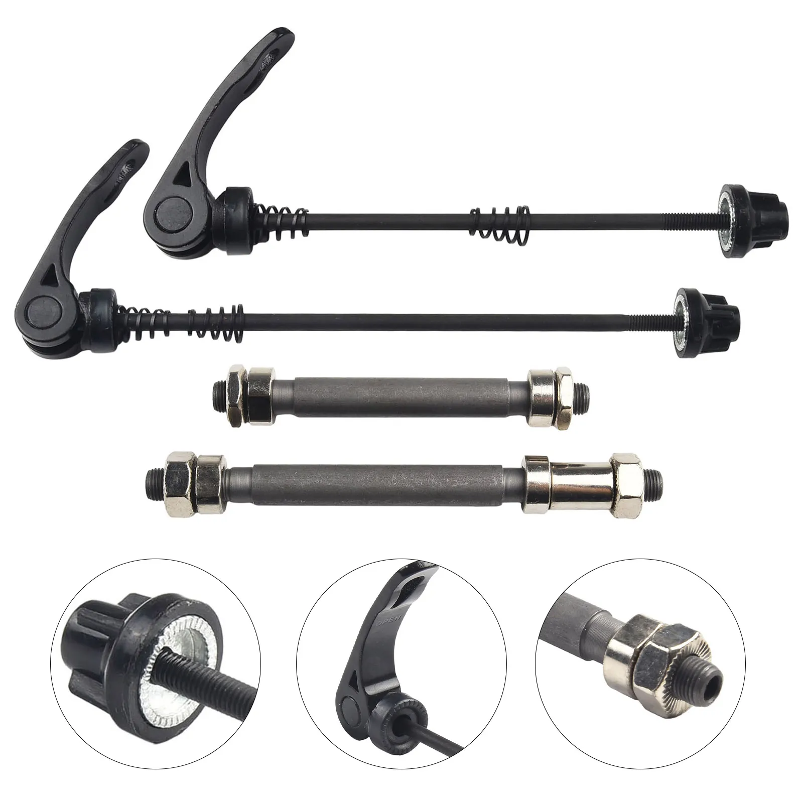 Hot Sale HUB AXLE Release Lever Replacement Accessories Front Steel Black AXLE Bicycle For Vintage Fixie Bm/X MTB