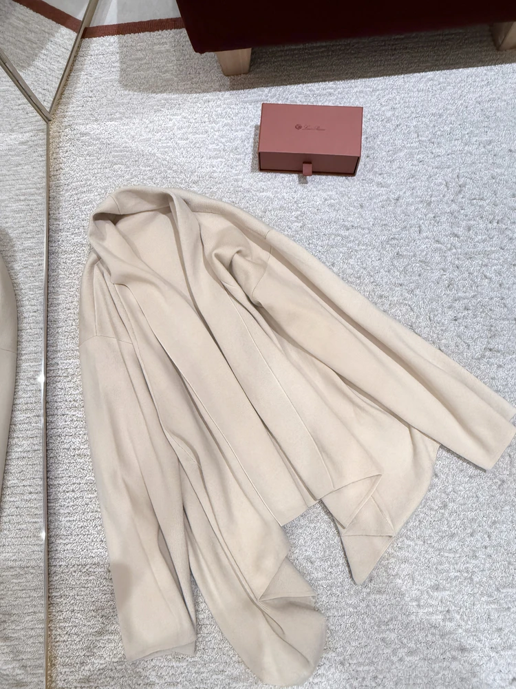 

Roumi Color Knitted Hollow Lp Sweater Set Loose Women's Sle Casual Loose Fit Long Sve ort Length Open Cardigan