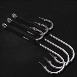 2Pcs Big game Fishing jig Assist Hooks Saltwater Trolling Live bait Fishing Hooks for Shark Tuna Marlin Wahoo Large fishhooks