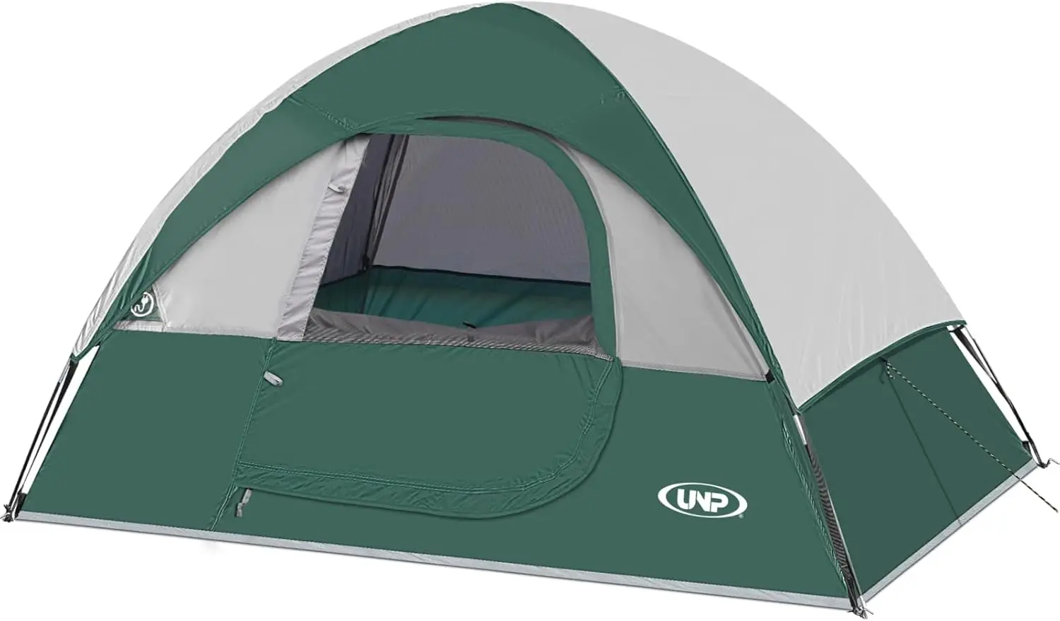 Tenda da campeggio per 2 persone, tenda antivento impermeabile con tende a cupola portatili Rainfly Easy Set up per il campeggio...