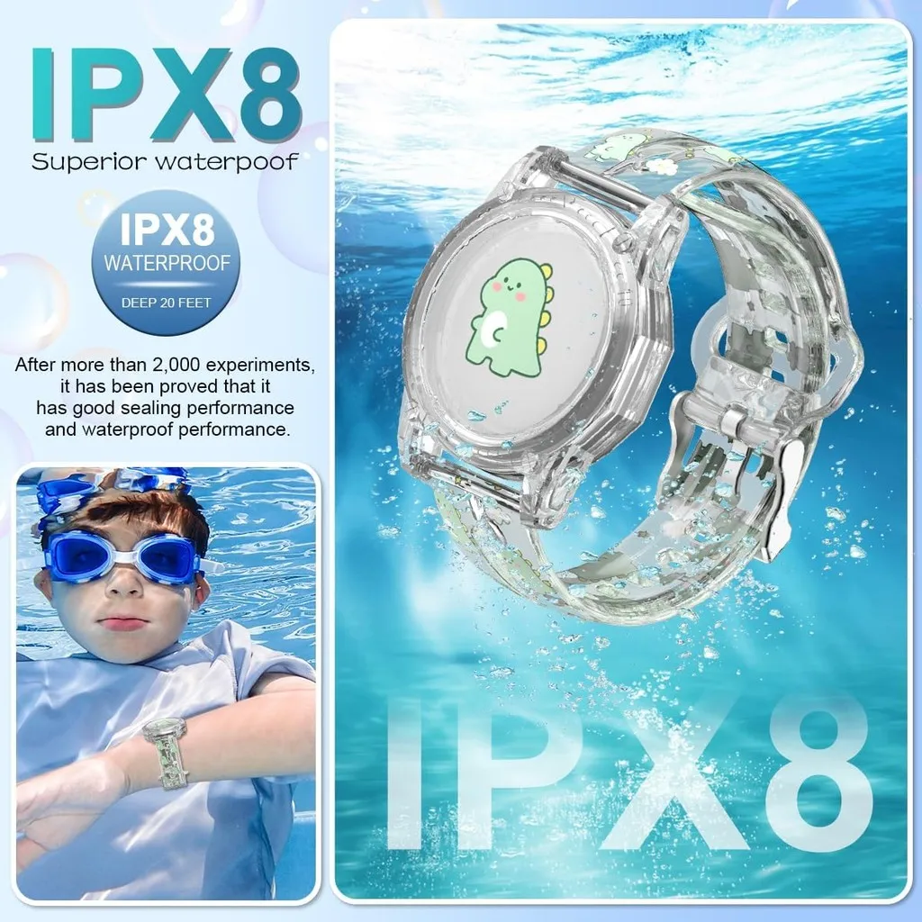 สร้อยข้อมือ AirTag สําหรับเด็ก, สายรัดข้อมือแท็กอากาศซิลิโคนอ่อนนุ่มสําหรับเด็ก, สายนาฬิกา Apple AirTag ที่ยึดน้ําหนักเบาสําหรับเด็ก (Camo สีน้ําเงิน)